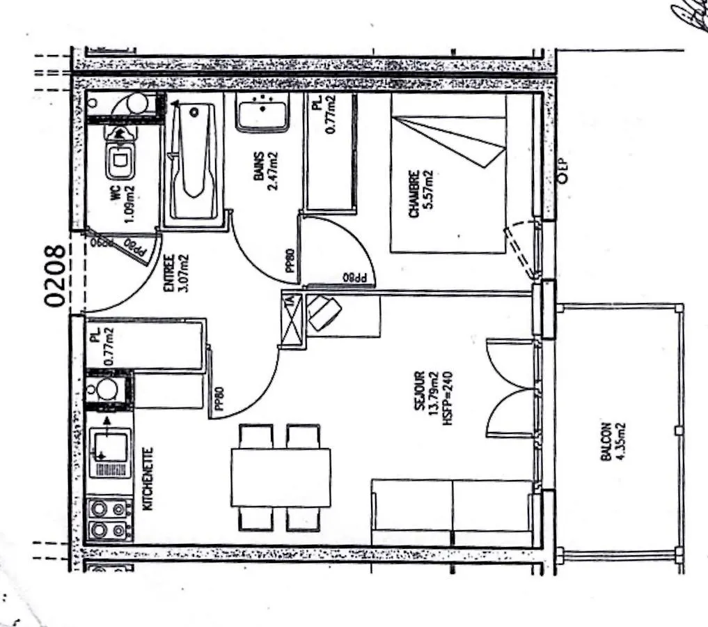 Appartement 2/4 Pers, Residence 4* Les Hauts De Valmeinier, Centre Station 0*, Valmeinier France